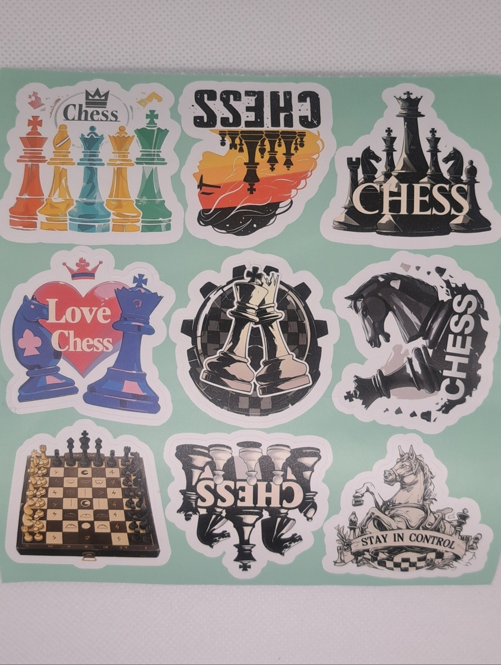 3/$15 Chess Stickers Pack of 9 Decorate Decals New
